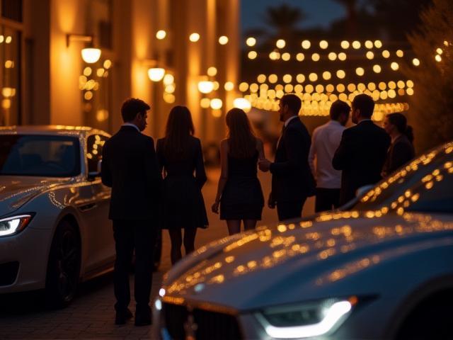 Networking-Abend mit Maserati Luxuslimousinen 2023
