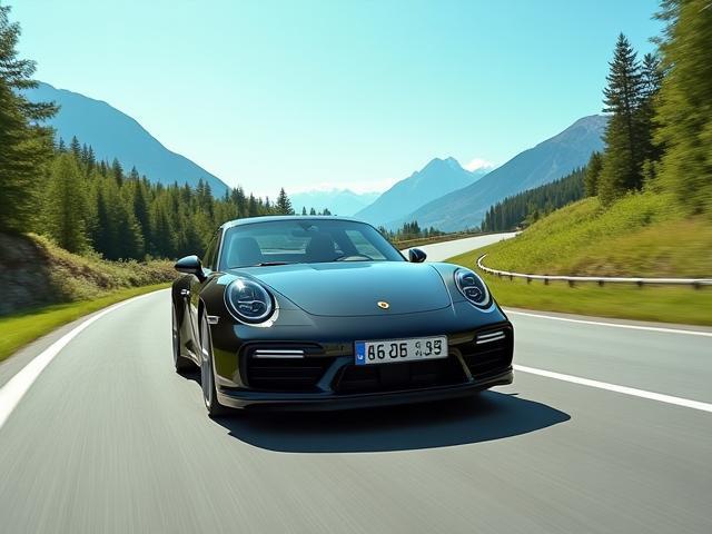 Teilnehmer bei der Porsche 911 Turbo S Testfahrt 2023