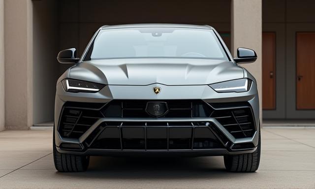 Lamborghini Urus SUV in mattem Grau mit aggressivem Design