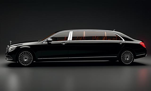 Mercedes-Maybach S-Klasse in elegantem Schwarz mit Chromakzenten